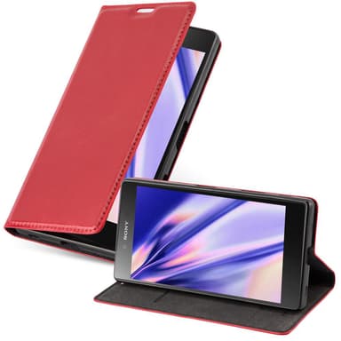 Sony Xperia Z5 lommebokdeksel case (rød)