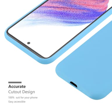 Deksel Samsung Galaxy A53 5G Silikon cover (blå)