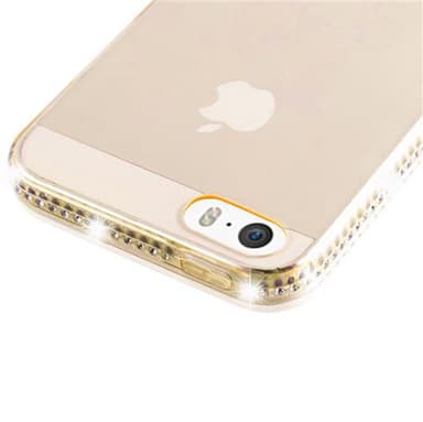 iPhone 5 / 5S / SE 2016 Deksel Glitter Case (gold)