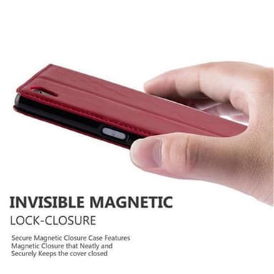 Sony Xperia Z5 lommebokdeksel case (rød)