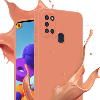 Samsung Galaxy A21s Deksel case (oransje)