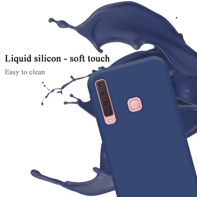 Samsung Galaxy A9 2018 silikondeksel case (blå)