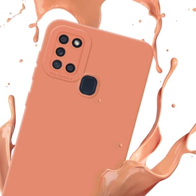 Samsung Galaxy A21s Deksel case (oransje)