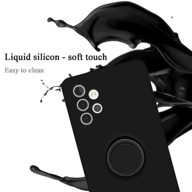 Deksel Samsung Galaxy A32 5G Ring Case (svart)