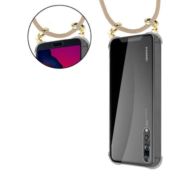 Huawei P20 PRO / P20 PLUS Deksel med Halskjede (brun)