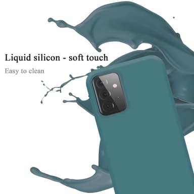 Samsung Galaxy A72 4G / 5G silikondeksel case (grønn)
