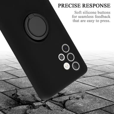 Deksel Samsung Galaxy A32 5G Ring Case (svart)