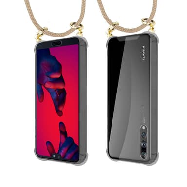 Huawei P20 PRO / P20 PLUS Deksel med Halskjede (brun)
