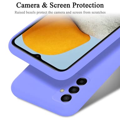 Samsung Galaxy M23 5G silikondeksel case (lilla)