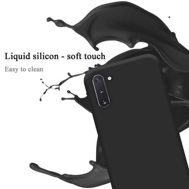 Samsung Galaxy NOTE 10 silikondeksel case (svart)