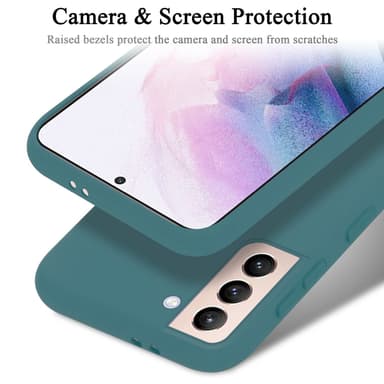 Samsung Galaxy S22 PLUS silikondeksel case (grønn)