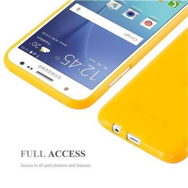 Samsung Galaxy J5 2015 Deksel Case Cover (gul)