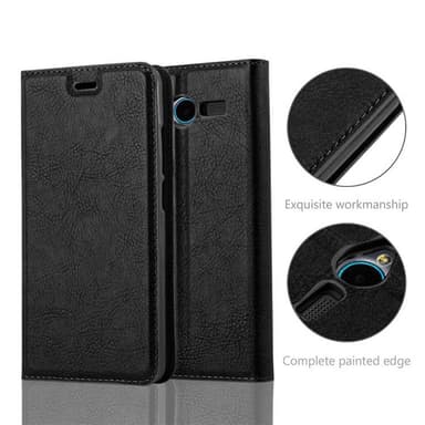 ZTE Blade L3 lommebokdeksel case (svart)