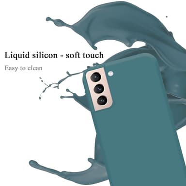Samsung Galaxy S22 PLUS silikondeksel case (grønn)