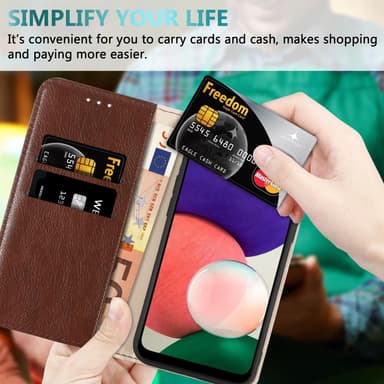Deksel Samsung Galaxy A22 5G case (brun)