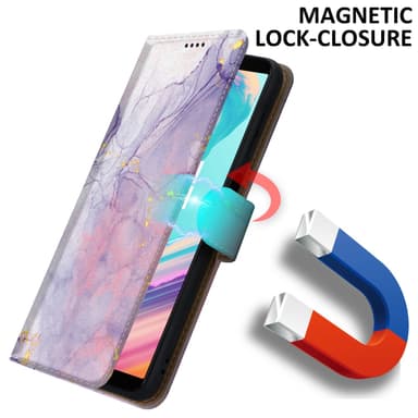 OnePlus 5T lommebokdeksel etui (lilla)