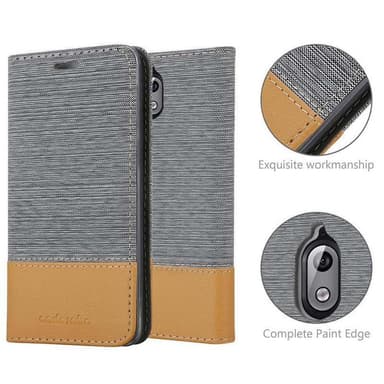 Nokia 3.1 lommebokdeksel etui (grå)