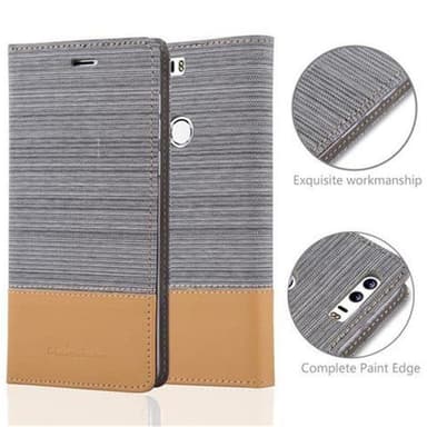 Honor 8 / 8 PREMIUM lommebokdeksel etui (grå)