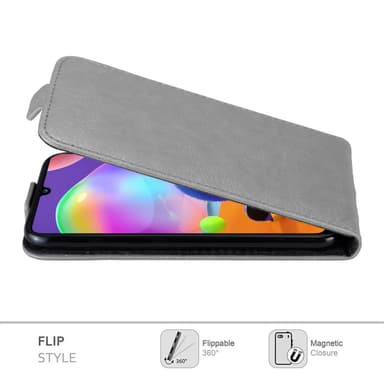 Samsung Galaxy A31 deksel flip cover (grå)