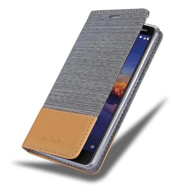 Nokia 3.1 lommebokdeksel etui (grå)