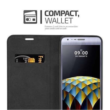 LG X CAM lommebokdeksel case (brun)