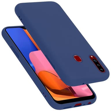 Samsung Galaxy A20s silikondeksel case (blå)