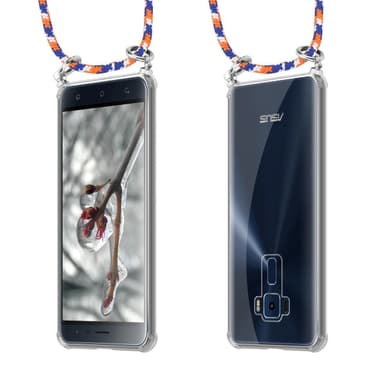 Asus ZenFone 3 (5.2 tomme) Deksel med Halskjede (blå)