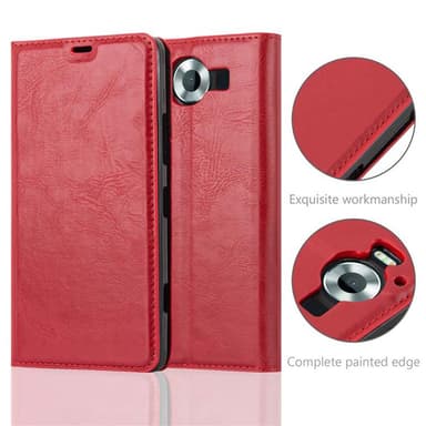 Nokia Lumia 950 lommebokdeksel case (rød)