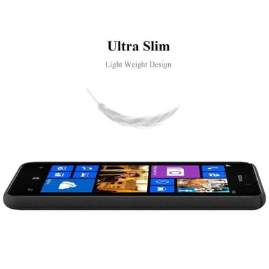 Nokia Lumia 925 Hardt Deksel Cover (svart)