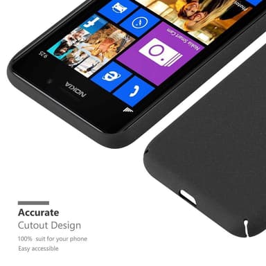 Nokia Lumia 925 Hardt Deksel Cover (svart)
