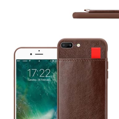 iPhone 7 PLUS / 7S PLUS / 8 PLUS Deksel Kunstskinn