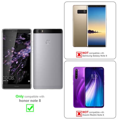 Honor NOTE 8 Skjermbeskytter Skärmskydd (hvit)