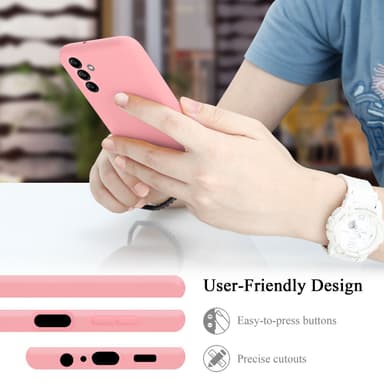 Samsung Galaxy A04s silikondeksel case (rosa)