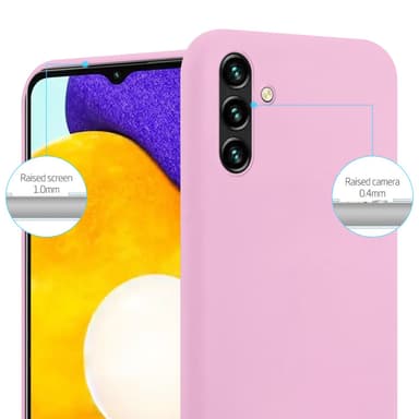 Deksel Samsung Galaxy A13 5G Silikon cover (rosa)