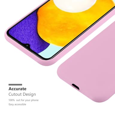 Deksel Samsung Galaxy A13 5G Silikon cover (rosa)