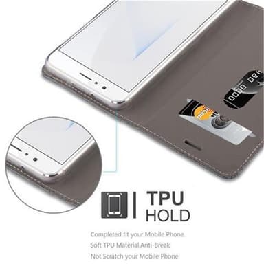 Honor 8 / 8 PREMIUM lommebokdeksel etui (grå)