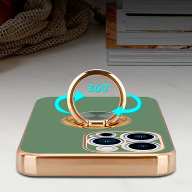 iPhone 13 PRO MAX silikondeksel case (grønn)