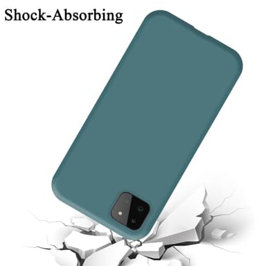 Samsung Galaxy A22 5G silikondeksel case (grønn)