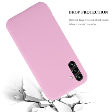 Deksel Samsung Galaxy A13 5G Silikon cover (rosa)