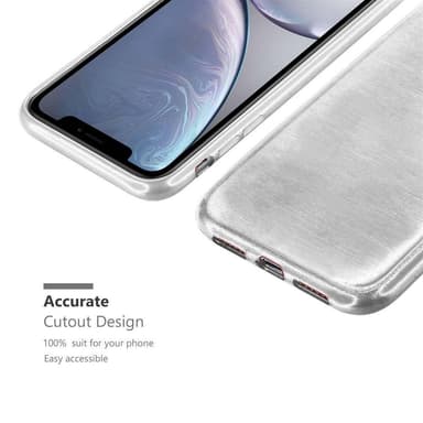 iPhone XR silikondeksel cover (sølv)