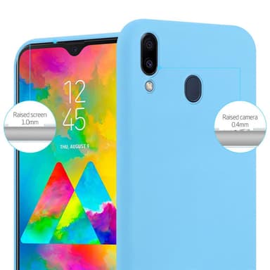 Deksel Samsung Galaxy M20 Silikon cover (blå)