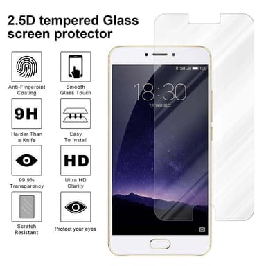 MEIZU MX6 Skjermbeskytter Skärmskydd