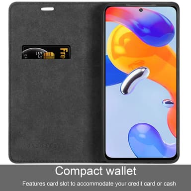 Xiaomi RedMi NOTE 11 PRO+ lommebokdeksel case (svart)