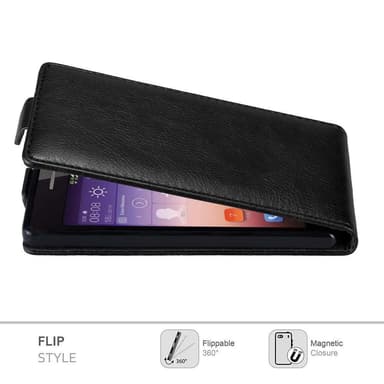 Huawei ASCEND P7 deksel flip cover (svart)