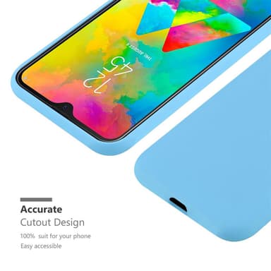 Deksel Samsung Galaxy M20 Silikon cover (blå)