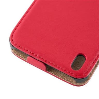 HTC Desire 816 Deksel Flip Case (rød)