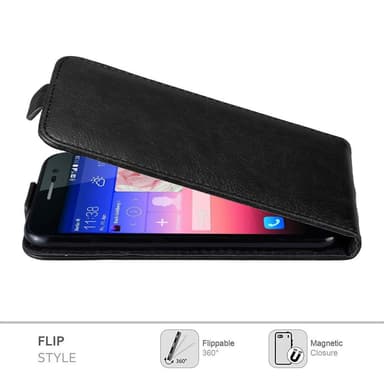 Huawei ASCEND P7 deksel flip cover (svart)