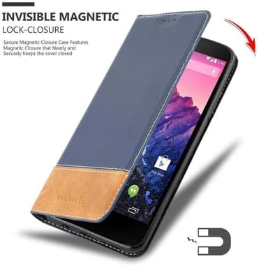 LG Google NEXUS 5 Deksel Case Cover (blå)
