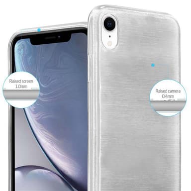 iPhone XR silikondeksel cover (sølv)