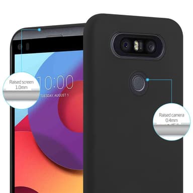 Deksel LG Q8 Silikon cover (svart)